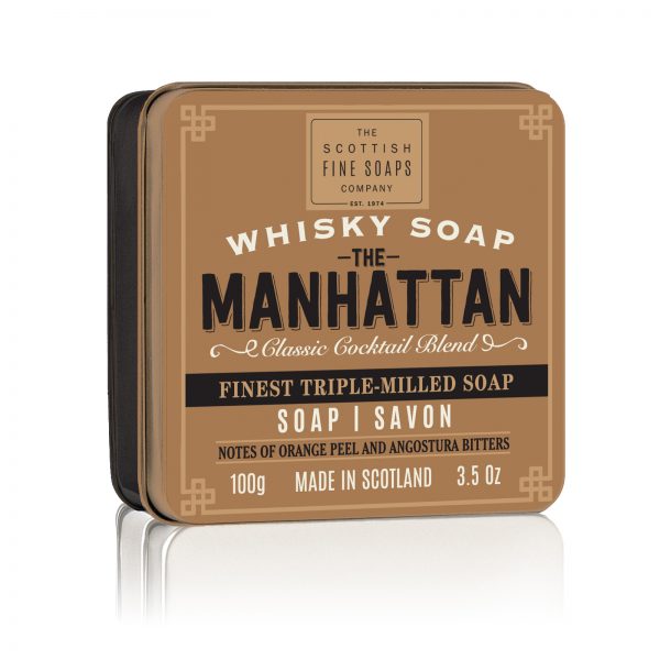 Whisky Manhattan mydło do ciała w puszce