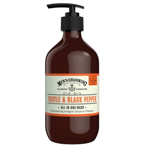Men's Grooming Thistle & Black Pepper All-in-one Wash 500ml