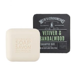 Men's Grooming Vetiver & Sandalwood szampon w kostce