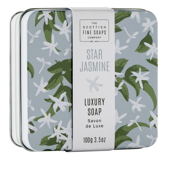 Floral Star Jasmine Soap in a Tin