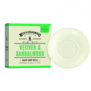 Men's Grooming Vetiver & Sandalwood Shave Soap Refill 100g